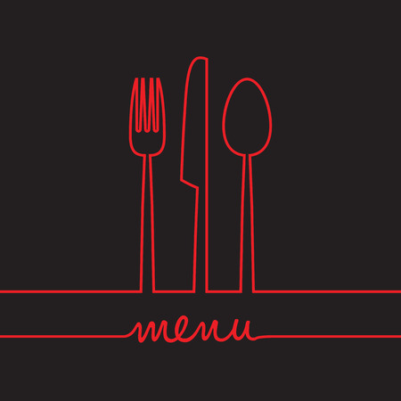 abstract food menu backgroundの写真素材