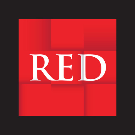 red paper folded backgroundのイラスト素材