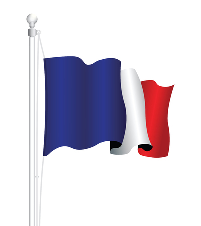 france flagのイラスト素材