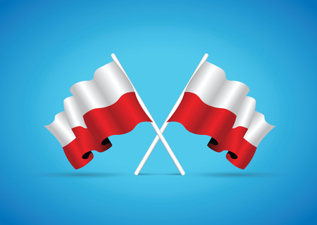 poland flagのイラスト素材
