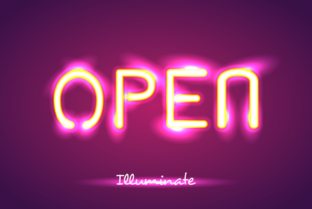 open illuminationのイラスト素材