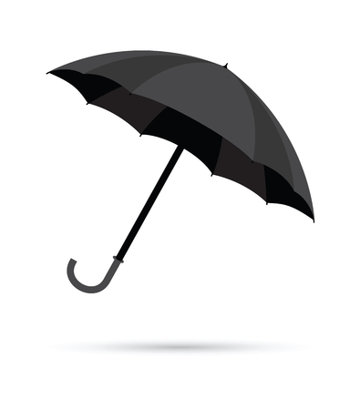 black umbrellaのイラスト素材