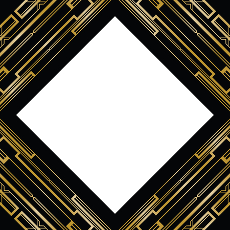 art deco backgroundのイラスト素材