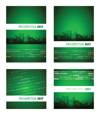 prospectus 2017 green groupのイラスト素材