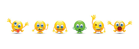 emoji setのイラスト素材