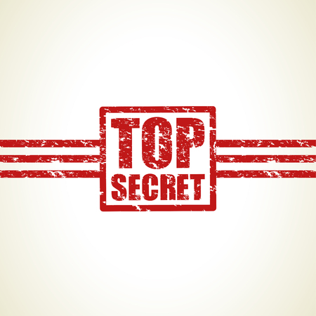 top secret icon stampのイラスト素材