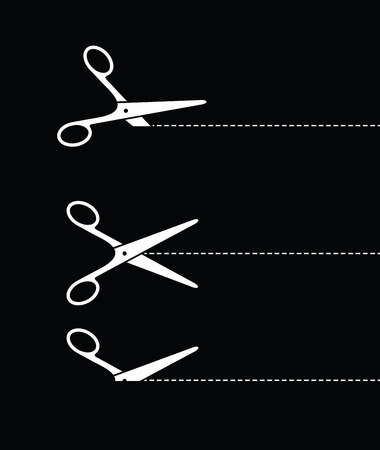 Scissor setのイラスト素材