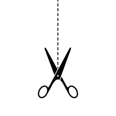 Scissor lineのイラスト素材