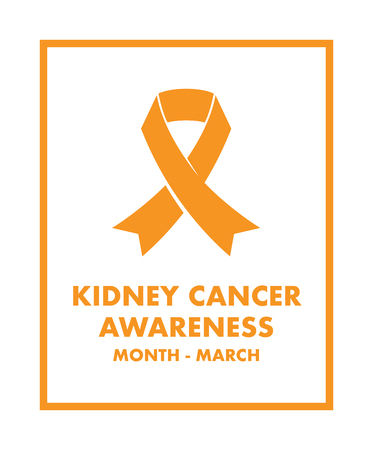 Kidney cancer awarenessのイラスト素材