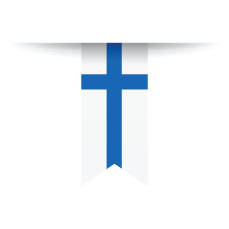 Finland flagのイラスト素材
