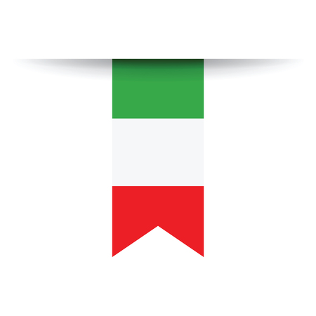 italian flagのイラスト素材