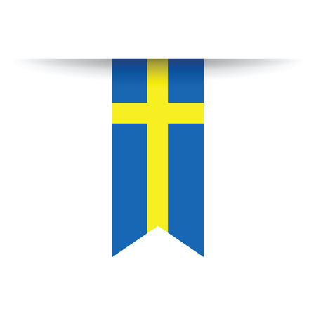 sweden flagのイラスト素材
