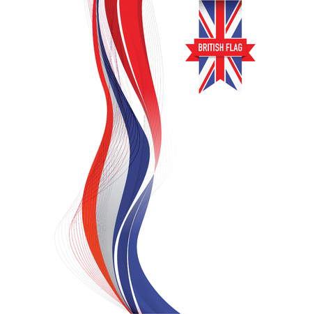 united kingdom flag backgroundのイラスト素材