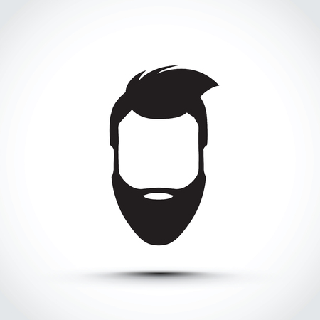 Simple illustration of an icon of a face.のイラスト素材