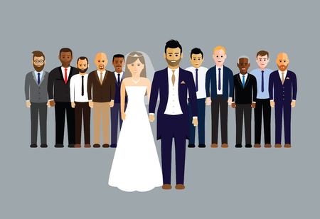 Wedding partyのイラスト素材
