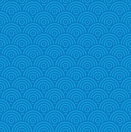 Blue abstract seamless pattern vector illustration.のイラスト素材