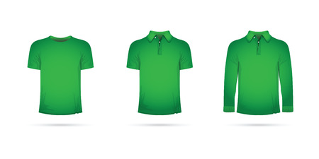 a green t-shirtのイラスト素材