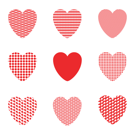 abstract heart backgroundのイラスト素材