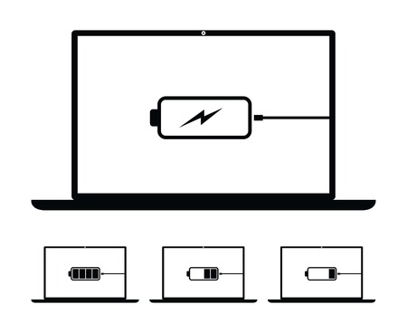 Computer chip iconのイラスト素材
