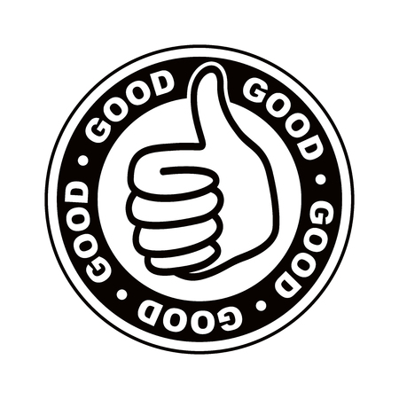 good thumbs up iconのイラスト素材