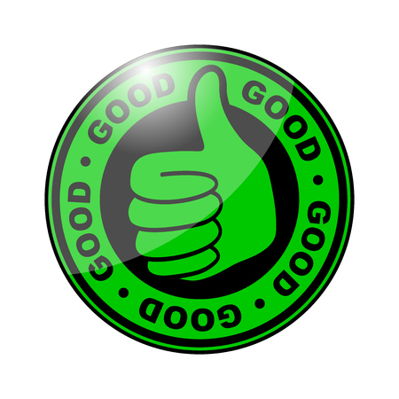 good thumbs up iconのイラスト素材