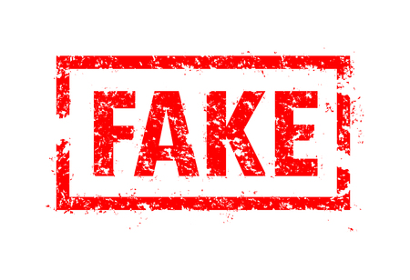 Fake rubber stampのイラスト素材