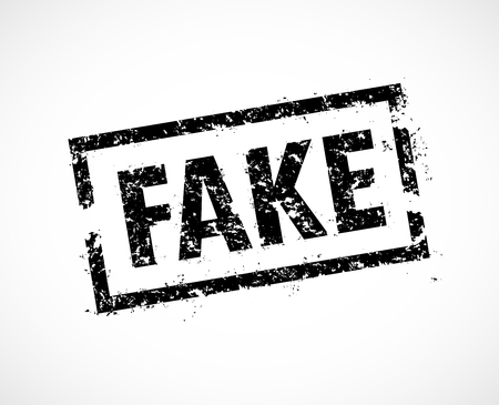 Fake rubber stampのイラスト素材