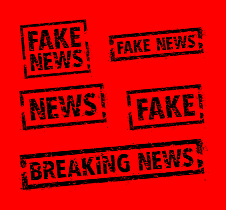 Set of news stampsのイラスト素材