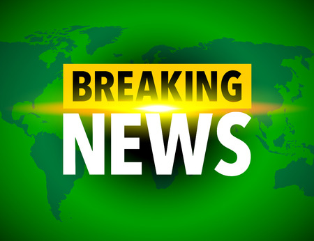 Breaking news world iconのイラスト素材