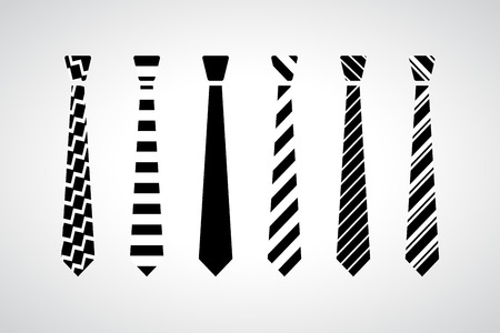 Black tie setのイラスト素材
