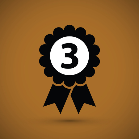 Third place medalのイラスト素材