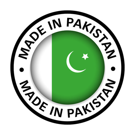 made in pakistan flag iconのイラスト素材