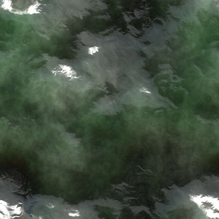 Slippery slimy green mouldy gloopy grossness 3D illustrationの写真素材