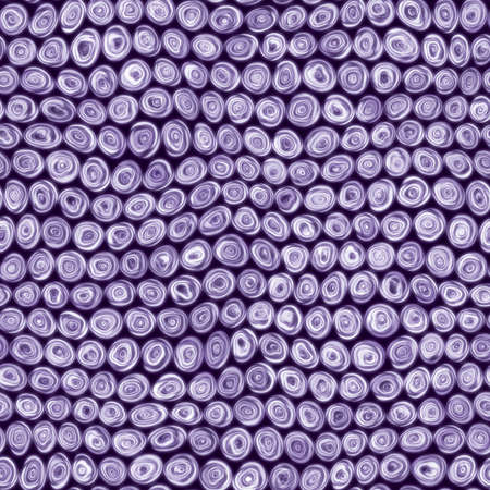 Tiny Violet Purple Squiggly Swirly Spiral Circles Seamless Texture Patternの写真素材