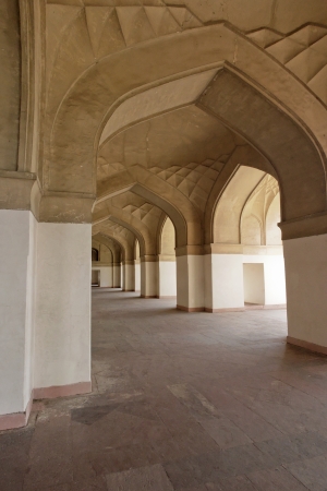 Ancient Arched Hallwayの写真素材