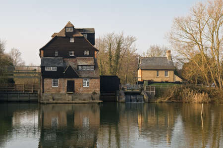 Hoguhton Mill England on a crisp winter's day.の写真素材