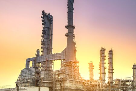 Close-up Oil and gas industrial refinery zone,Detail of equipment oil pipeline steel.の写真素材