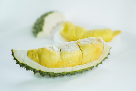 Durian is a strong fruit. It has a very sweet taste.の写真素材