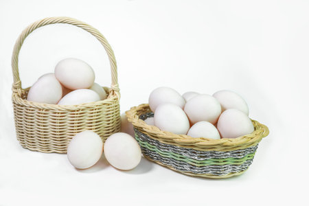 Duck eggs. Everyone's fine food. There are many nutritional values.の写真素材