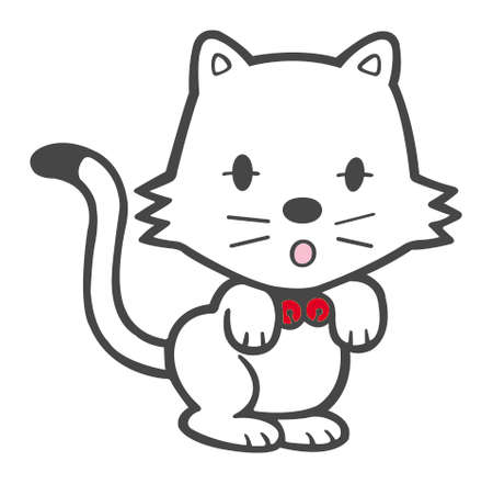 Cute characters always with youのイラスト素材