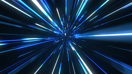 Digital Technology Stream Super Fast Speed Lines Background 02. Super Fast Internet Technology Fiber...
