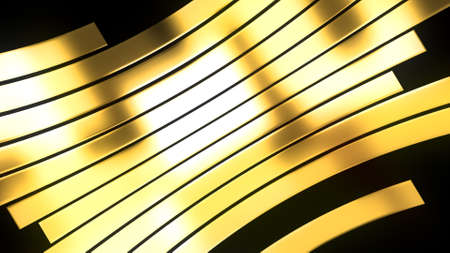 Golden Stroke Lines Transparent Alpha Background. modern golden stroke lines backgroundの写真素材