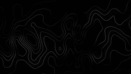 Abstract Wood Grain lines Stroke Wave Pattern Black And White Map Background. Abstract backgrounds to offer a distinctive look according to your preferences.の写真素材
