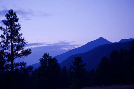 Mountain Silhouetteの写真素材