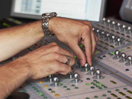 mixing console for music cinema and broadcast
