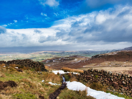 Beautiful Winter landscape imageの写真素材