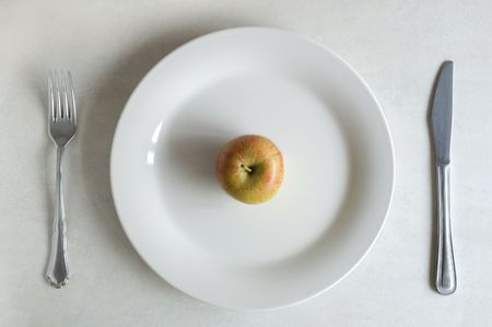 Extreme apple dietの写真素材