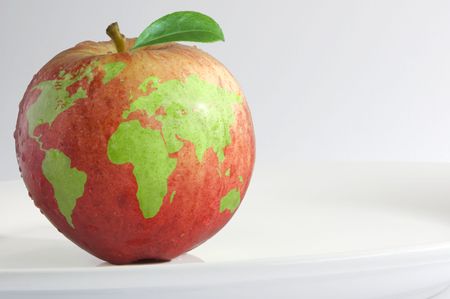 World appleの写真素材