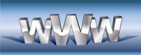 WORLD WIDE WEBのイラスト素材