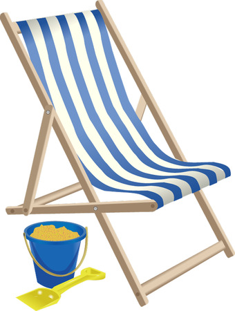 DECKCHAIRのイラスト素材